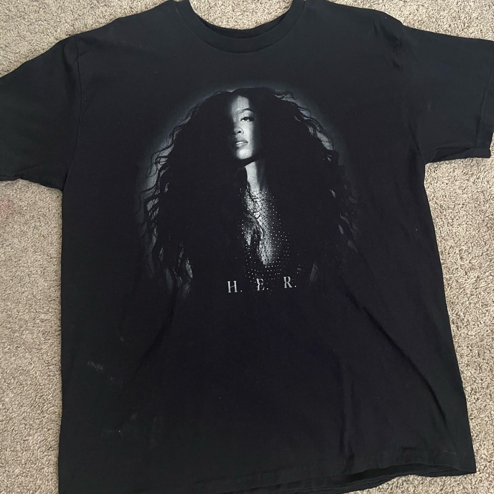H.E.R shirt.